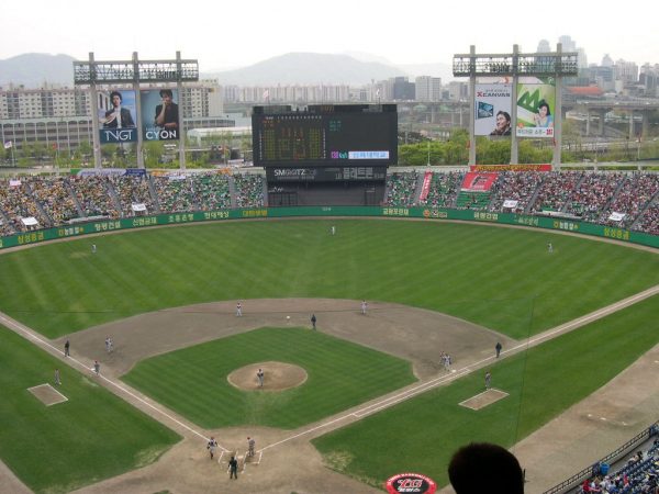 Overhead View of Jamsil Stadium