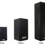 The Vernal and Paris are part of the company's MP Series of weatherproof loudspeakers.